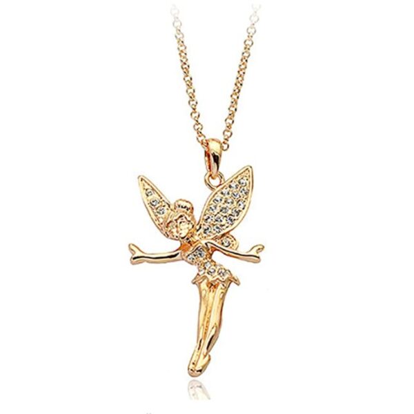 Colar de Elfo Anjo da Moda Pingente de Asa de Anjo Adorável Colar de Anjo de Senhora Liga, Escolha ideal para Presentes - Imagem 3
