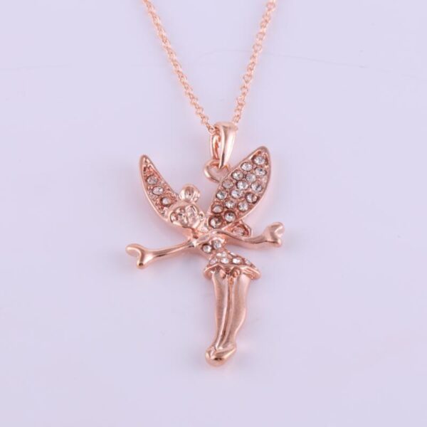 Colar de Elfo Anjo da Moda Pingente de Asa de Anjo Adorável Colar de Anjo de Senhora Liga, Escolha ideal para Presentes - Imagem 4