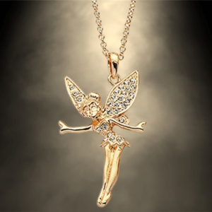 Colar de Elfo Anjo da Moda Pingente de Asa de Anjo Adorável Colar de Anjo de Senhora Liga, Escolha ideal para Presentes