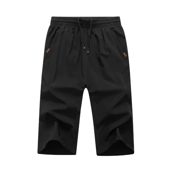 Shorts masculinos, roupas masculinas, calças de moletom grandes, calças curtas casuais, shorts de verão, comprimento 3/4, calças curtas, frete grátis - Imagem 9