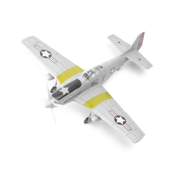 Furacão Militar Fighter, Montagem Avião Modelo, DIY Puzzle Toy, Presente De Plástico, 4D, WW2 F4U Fighter P51 BF109, 1:48 - Imagem 32