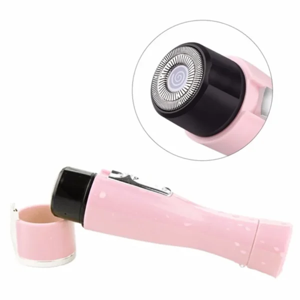 Mulheres Barbeador Pessoal Navalha Portátil Mini Depilador Elétrico Indolor Facial Corpo Biquíni Axilas Depilação Beleza Barbeador - Imagem 4