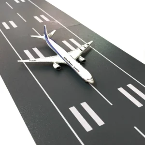 Simulação Aeronave de Passageiros, Plataforma de Pista, Voo Civil, Decolagem e Pouso, Brinquedo Mesa de Areia, 15x10cm, 1:1000
