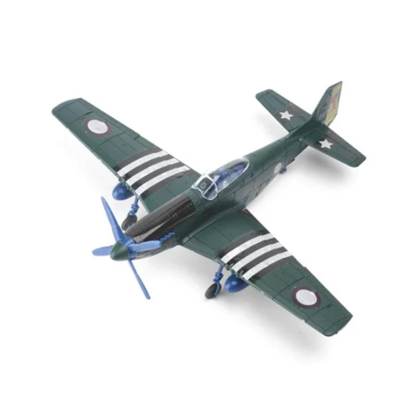 Furacão Militar Fighter, Montagem Avião Modelo, DIY Puzzle Toy, Presente De Plástico, 4D, WW2 F4U Fighter P51 BF109, 1:48 - Imagem 25