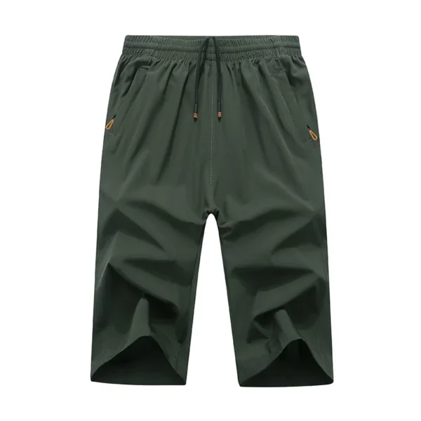 Shorts masculinos, roupas masculinas, calças de moletom grandes, calças curtas casuais, shorts de verão, comprimento 3/4, calças curtas, frete grátis - Imagem 8