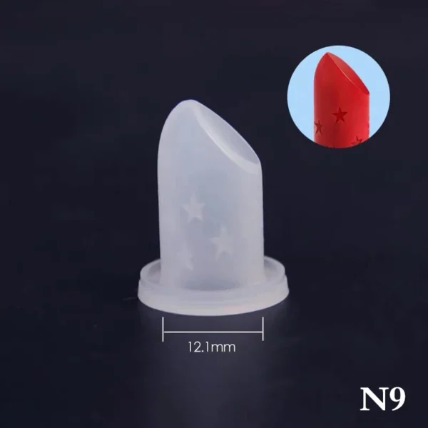 1Pc Silicone Batom Molde DIY Lip Balm Cosmético Molde Suporte Batom Molde DIY Artesanato Ferramenta Molde Feito à Mão - Imagem 13