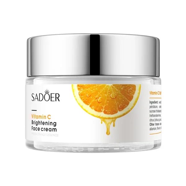 Vitamina C Creme Facial Refrescante Hidratante Antienvelhecimento Clareador de Pele Hidratante Cremes Diurnos VC Creme Facial Beleza Cuidados Faciais - Imagem 6