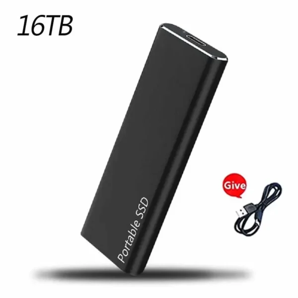 Disco rígido SSD externo portátil, Disco Flash Original para Xiami, Tipo C USB 3.1, 128TB, 2TB, 30TB, 64TB - Imagem 10