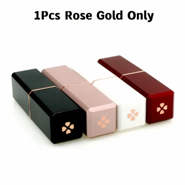 1pc Portátil Vazio Batom Tubo 12.1mm Calibre DIY Lip Balm Tubes De Metal Lip Gloss Cosméticos Embalagem Recipiente Beleza Ferramenta - Imagem 10