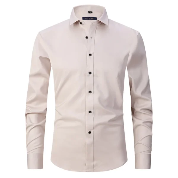 Camisa de manga longa masculina de algodão 6XL 8XL primavera verão formal alta qualidade casual wear respirável moda cor sólida plus size - Imagem 4