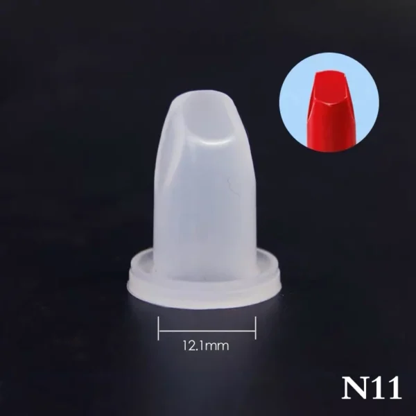 1Pc Silicone Batom Molde DIY Lip Balm Cosmético Molde Suporte Batom Molde DIY Artesanato Ferramenta Molde Feito à Mão - Imagem 11