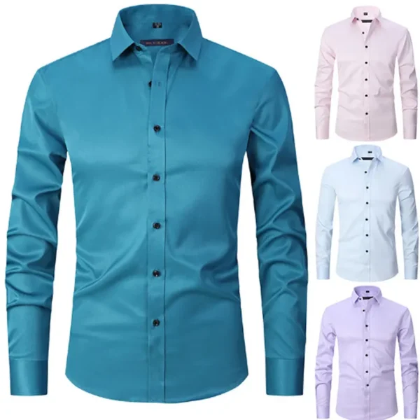 Camisa de manga longa masculina de algodão 6XL 8XL primavera verão formal alta qualidade casual wear respirável moda cor sólida plus size