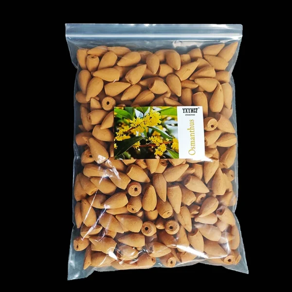 T 100g/200g/500g/1kg torre de refluxo natural cones de incenso indiana refluxo cone incenso sândalo lavanda fragrância doméstica - Imagem 7