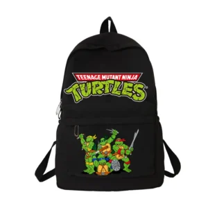 Mochila infantil Tartarugas Ninja, irmã macia, monocromática, alta capacidade, mochila universitária impermeável, bolsas escolares da moda, presentes para crianças, moda