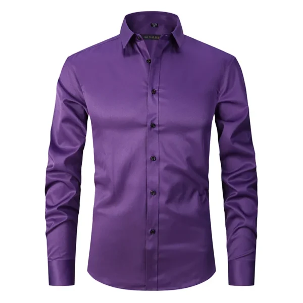 Camisa de manga longa masculina de algodão 6XL 8XL primavera verão formal alta qualidade casual wear respirável moda cor sólida plus size - Imagem 13