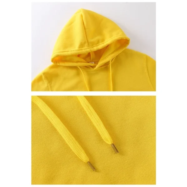 Homens Mulheres Moletom Com Capuz Casual Moletom Feminino Moletom Com Capuz Esportivo 2022 Novo Moletom Com Capuz Fleece Preto Branco Moletom Com Capuz Minimalismo Roupas de Casal - Imagem 5
