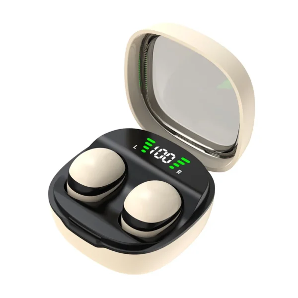 Mini Fones de Ouvido Invisíveis Sem Fio Bluetooth 5.3 Fone de Ouvido Sono Trabalho Esportes Fones de Ouvido Pequenos HiFi Estéreo Redução de Ruído Fones de Ouvido - Imagem 7