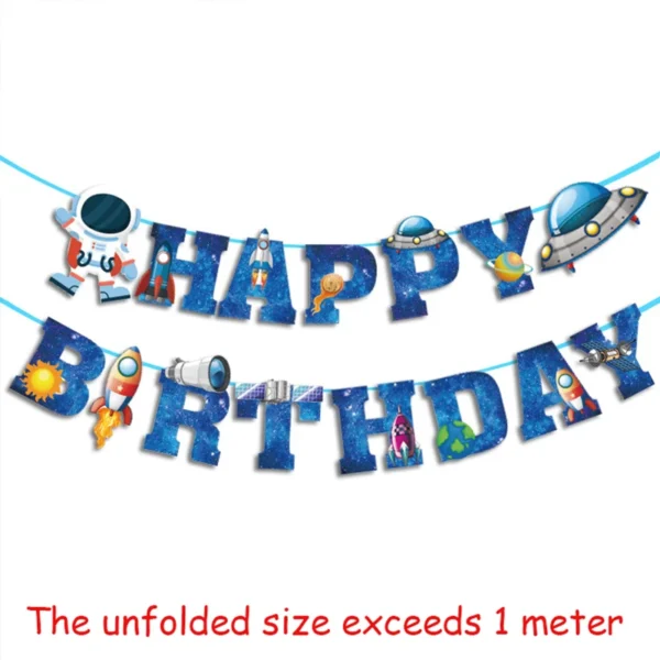 1Pcs Grande Foil Foil Balão Espaço Exploração Tema Inflável Decoração Brinquedos para Meninos Festa de Aniversário Foguete Asa - Imagem 14