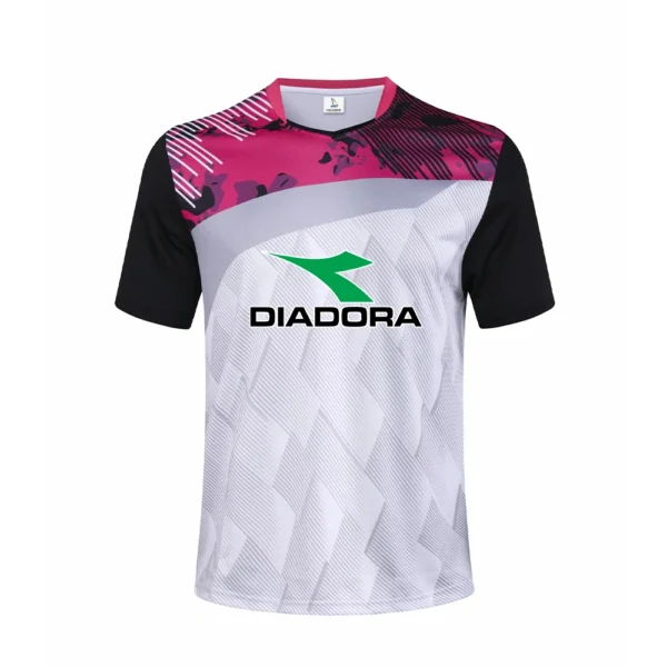 Novas roupas esportivas de badminton de manga curta fitness roupas de tênis 2023 Novas roupas de ciclismo Dona Men respiráveis ​​com absorção de suor - Imagem 17