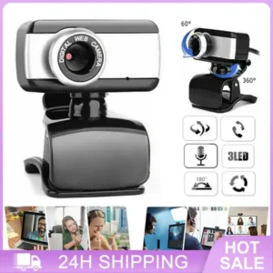 Webcam Computador Portátil, USB 2.0, Câmeras de Vídeo com Microfone, Câmera de Rede, Câmera Web Universal, Câmera PC