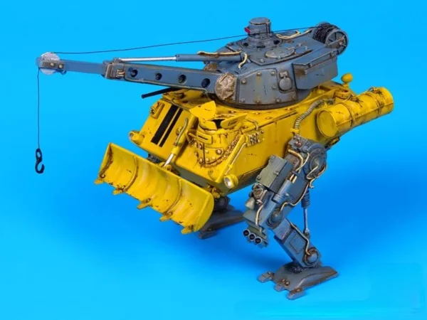 Tanque Armor Model Assembly Kit, Estatueta de Resina Die-Cast, Pintura Livre, Frete Grátis, Sem Manual de Instruções, Escala 1:72 - Imagem 2