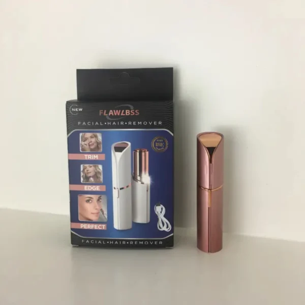 "Kit de depilação elétrica para mulheres - Barbeador de batom, aparador de sobrancelhas, removedor de pelos femininos" - Imagem 11