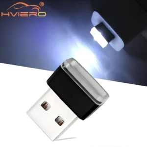 Tragbare-Mini USB Light para o quarto, Modelagem Carro, Ambiente License Plate Lamp, Neon Interior Auto Decoração, Quarto Welcome Night Flashlight