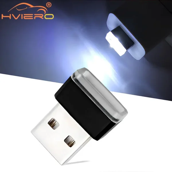 Tragbare-Mini USB Light para o quarto, Modelagem Carro, Ambiente License Plate Lamp, Neon Interior Auto Decoração, Quarto Welcome Night Flashlight