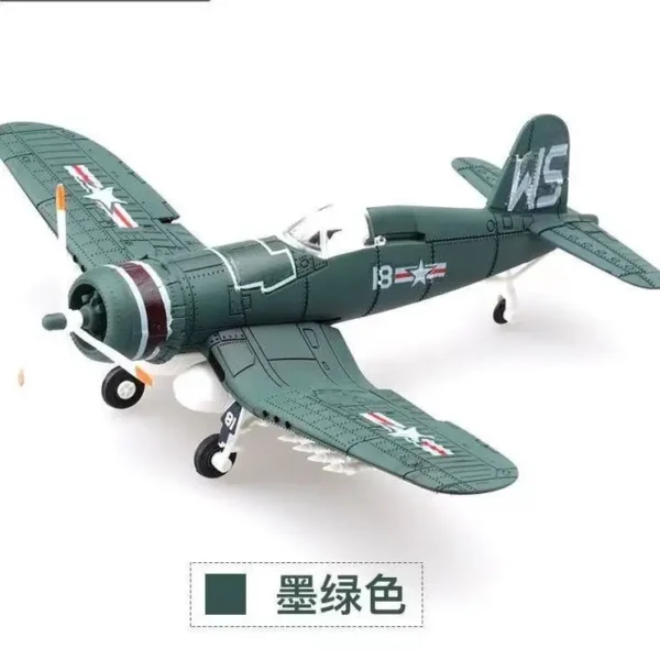 Brinquedo militar do enigma do lutador, presentes plásticos do brinquedo de DIY, enigma do furacão, WWII, 4D, BF109, F4U, P51, 1:48 - Imagem 22