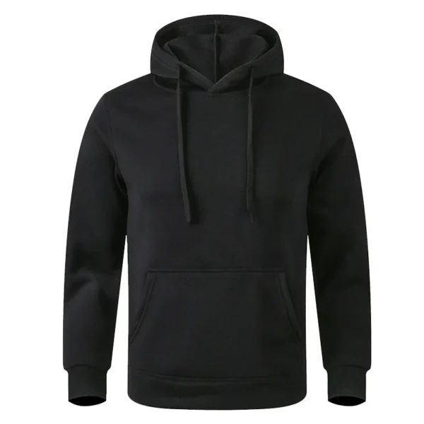 Homens Mulheres Moletom Com Capuz Casual Moletom Feminino Moletom Com Capuz Esportivo 2022 Novo Moletom Com Capuz Fleece Preto Branco Moletom Com Capuz Minimalismo Roupas de Casal - Imagem 2