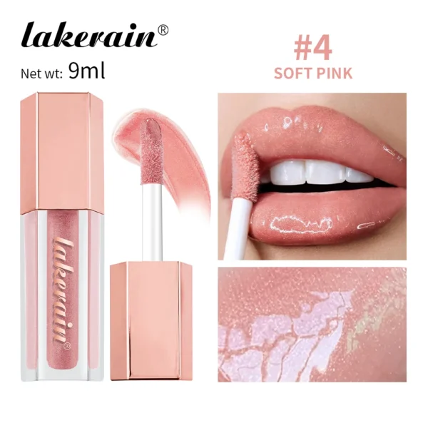 8 Cores Gloss Universal Lip Luminizer Hidratante Leve Brilho Labial Líquido Duradouro Batom Gloss Regula Lábios Pele - Imagem 14