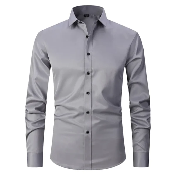 Camisa de manga longa masculina de algodão 6XL 8XL primavera verão formal alta qualidade casual wear respirável moda cor sólida plus size - Imagem 11
