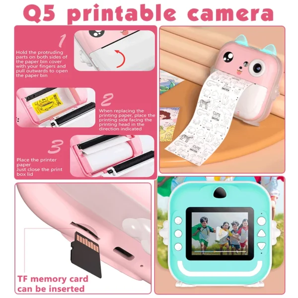 Brinquedo Children 1080P HD Digital Camera Toys - Imagem 2