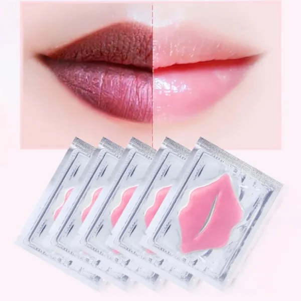 15-30p Máscara labial de colágeno hidratante antirrugas nutritiva beleza cuidados com os lábios hidratante labial adesivos para lábios almofadas de gel cuidados com a pele - Imagem 2