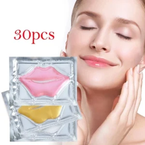 15-30p Máscara labial de colágeno hidratante antirrugas nutritiva beleza cuidados com os lábios hidratante labial adesivos para lábios almofadas de gel cuidados com a pele