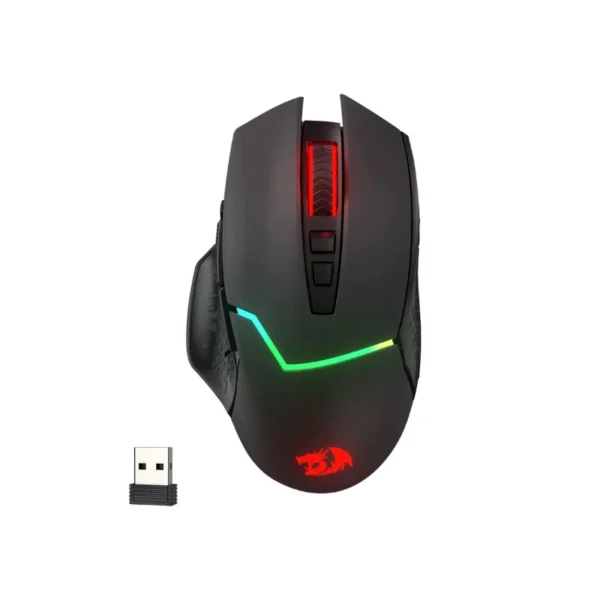 Redragon-M690 PRO Mouse sem fio para jogos, 8000 DPI, mouse com fio, tecla de fogo rápido, 8 botões macro para PC, Mac, laptop, preto, branco - Imagem 7