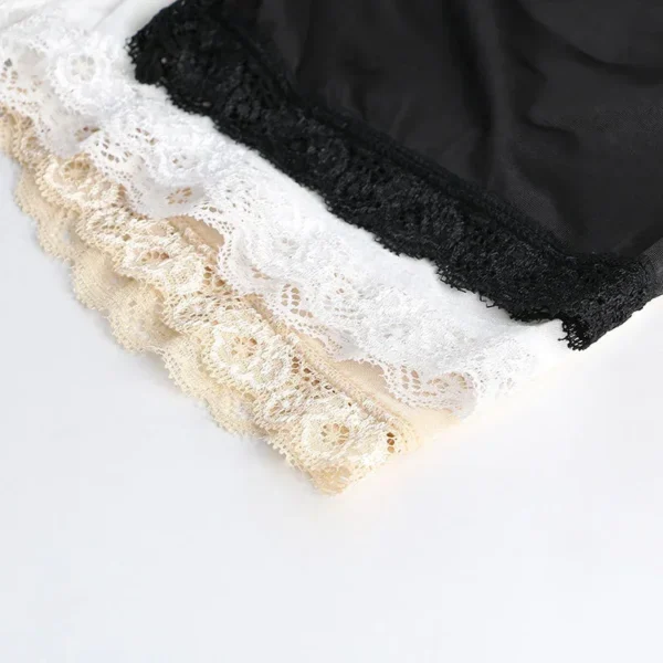 Calças de Segurança verão Curto Em Saias para As Mulheres Menina Boyshorts Calcinhas Sem Costura Grande Tamanho de Segurança Do Sexo Feminino Calcinha Cueca Boxer - Imagem 5
