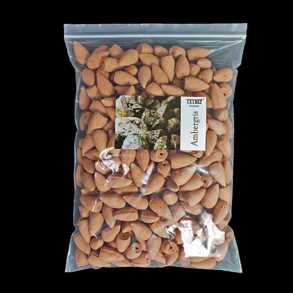 T 100g/200g/500g/1kg torre de refluxo natural cones de incenso indiana refluxo cone incenso sândalo lavanda fragrância doméstica - Imagem 11