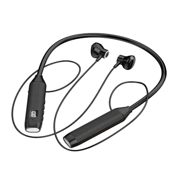 Fones de ouvido sem fio TWS Super Power, faixa Bluetooth, fones magnéticos, display LED, fone de ouvido esportivo, estéreo com microfone - Imagem 7