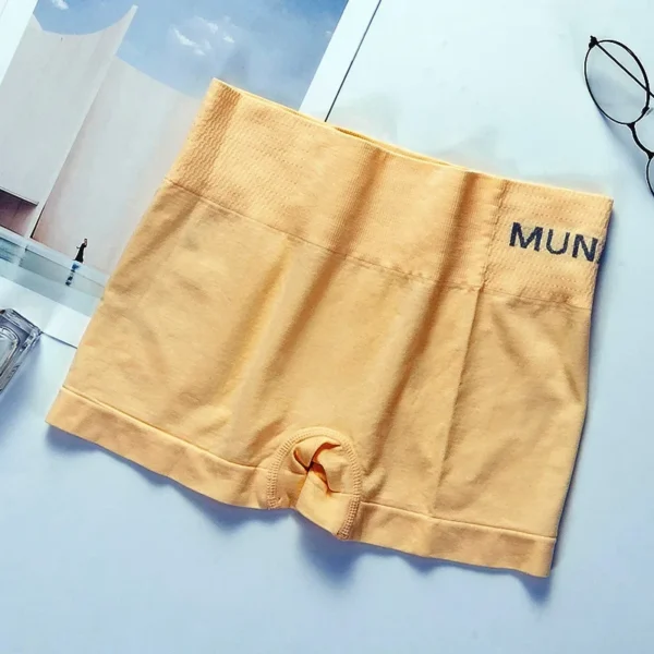 Calças de segurança sem costura confortáveis respiráveis boxers elásticos calcinha doce shorts sem costura Шорты Ж Во pantalons de seguridad - Imagem 8