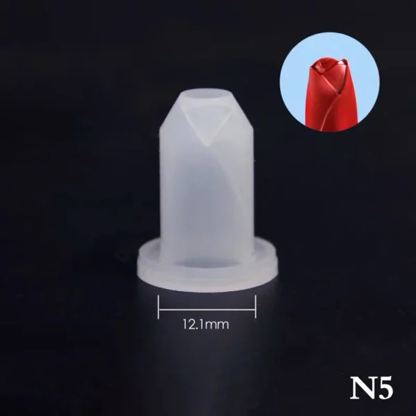 1Pc Silicone Batom Molde DIY Lip Balm Cosmético Molde Suporte Batom Molde DIY Artesanato Ferramenta Molde Feito à Mão - Imagem 9