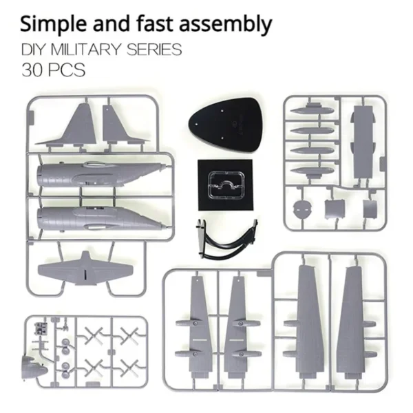 Hercules Transport Aircraft Toy, fácil montagem modelo militar, presente aeronave para o menino, US C-130, 4D, 1/144 - Imagem 2