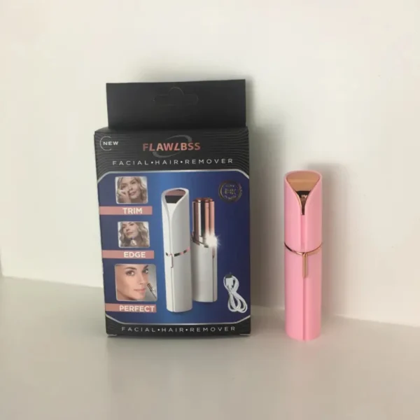 "Kit de depilação elétrica para mulheres - Barbeador de batom, aparador de sobrancelhas, removedor de pelos femininos" - Imagem 9
