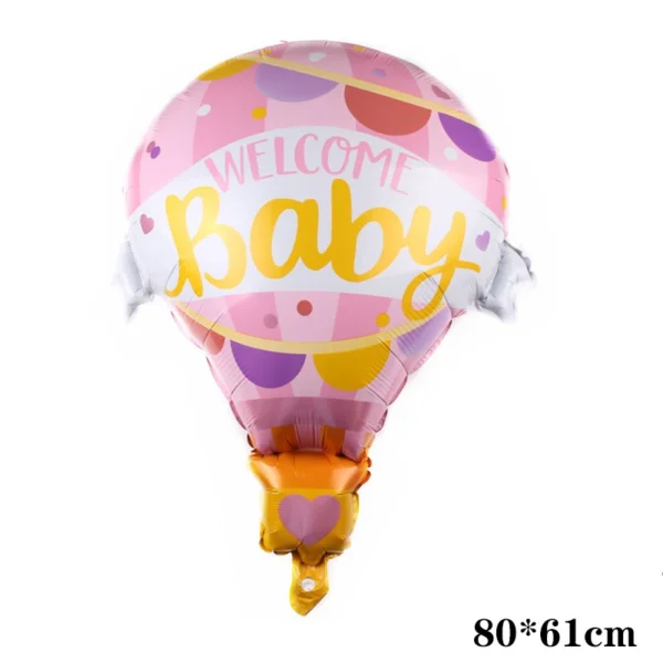 1Pcs Grande Foil Foil Balão Espaço Exploração Tema Inflável Decoração Brinquedos para Meninos Festa de Aniversário Foguete Asa - Imagem 8
