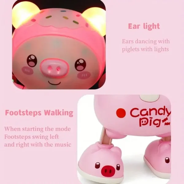 brinquedo Baby Dancing Pig Toy Kawaii - Imagem 5