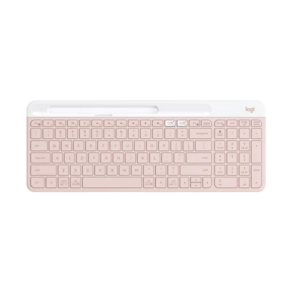 Logitech-k580 teclado sem fio portátil, luz fina, multi-dispositivo, para pc, tablet, laptop, ipad, computador de escritório - Imagem 9