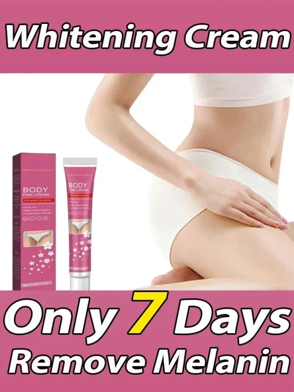 Creme Clareador Partes Íntimas Axilas Clarear Sérum Bumbum Joelho Remover Melanina Clarear Cuidados de Beleza Melanina