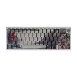 Estilo antigo pintura a tinta Keycaps, perfil cereja, PBT, sublimação de corante, letra lateral, luz através de keycaps para teclado mecânico