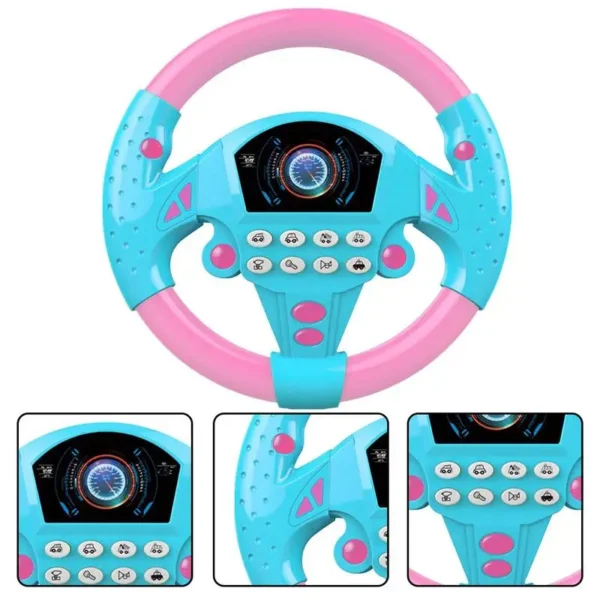 Brinquedo Kids Electric Steering Wheel Toy - Imagem 3
