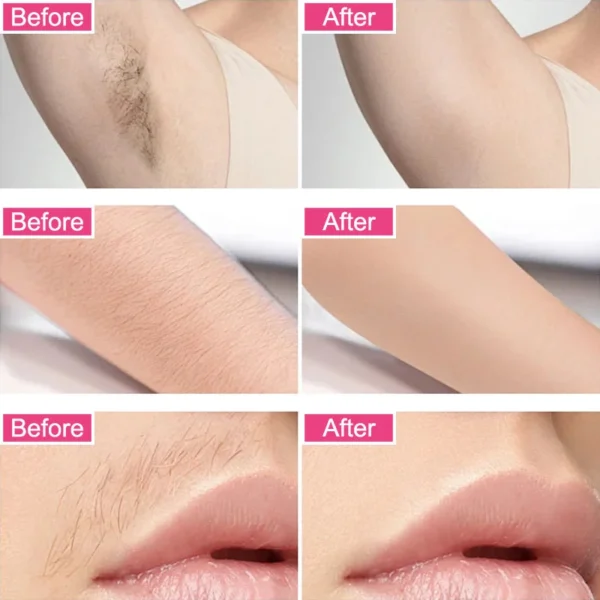 Creme depilatório Sakura para pernas, braços, axilas, lábios, depilação, calmante, hidratante para mulheres, produtos de beleza corporal, 50g - Imagem 3